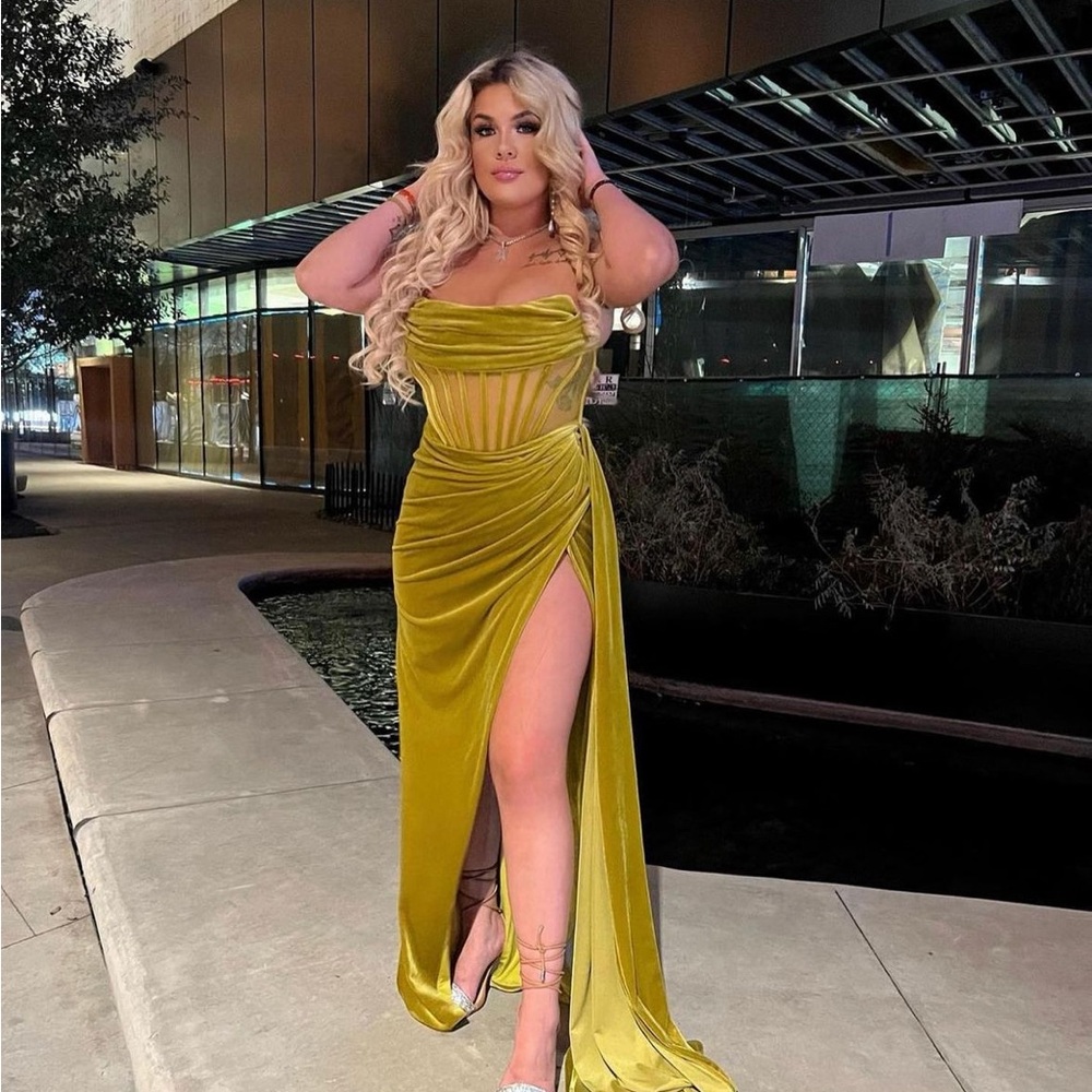 Gold corset Gown
